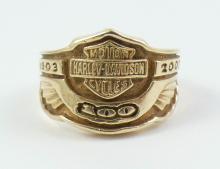 HEAVY GOLD H-D RING