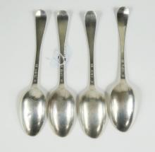 SET ANTIQUE SILVER SPOONS