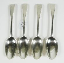 SET ANTIQUE SILVER SPOONS