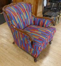 VINTAGE WALNUT ARMCHAIR