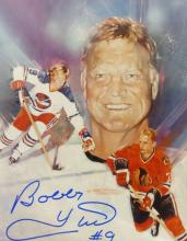 AUTOGRAPHED BOBBY HULL PHOTO