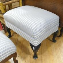 TWO FOOTSTOOLS