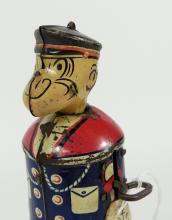 TIN "POPEYE WITH PARROT CAGES"