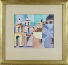 TWO BILL SCHWARZ WATERCOLOURS