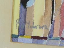 TWO BILL SCHWARZ WATERCOLOURS