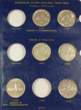 CANADIAN SILVER DOLLAR COLLECTION