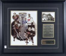 AUTOGRAPHED JEAN BELIVEAU PRINT