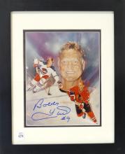 AUTOGRAPHED BOBBY HULL PHOTO