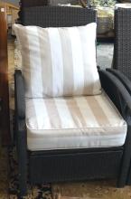 THREE LA-Z-BOY RECLINING PATIO ARMCHAIRS