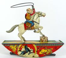 CLOCKWORK TIN "RANGE RIDER"