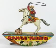 CLOCKWORK TIN "RANGE RIDER"