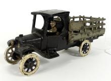 ANTIQUE CAST IRON TRUCK