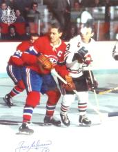 AUTOGRAPHED JEAN BELIVEAU PHOTO