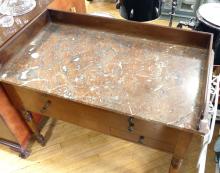 MARBLE TOP WASHSTAND