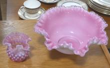 ART GLASS VASES AND BOWL