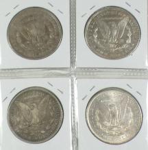 4 U.S. SILVER DOLLARS