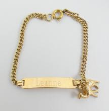 GOLD I.D. BRACELET