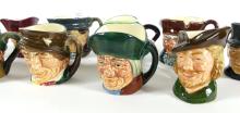 COLLECTION DOULTON CHARACTER MUGS