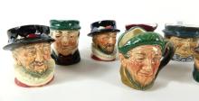 COLLECTION DOULTON CHARACTER MUGS