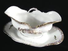 ANTIQUE PORCELAIN FISH SERVICE