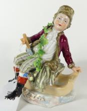 ANTIQUE MEISSEN PORCELAIN FIGURINE