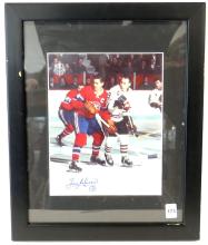 AUTOGRAPHED JEAN BELIVEAU PHOTO