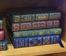 ELEVEN FRANKLIN LIBRARY LEATHER BOUND BOOKS