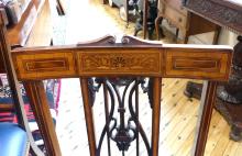 SET OF INLAID DINING CHAIRS