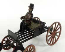 CAST IRON HORSE & WAGON