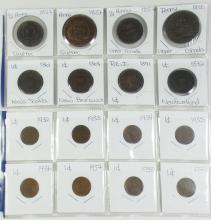 42 CANADIAN COINS