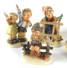 5 HUMMEL FIGURINES