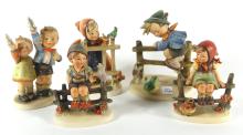 5 HUMMEL FIGURINES