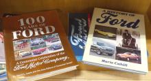 SIX AUTOMOTIVE COFFEE TABLE BOOKS
