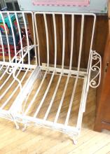 VINTAGE WROUGHT IRON PATIO SOFA