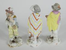 3 ANTIQUE CABINET FIGURES