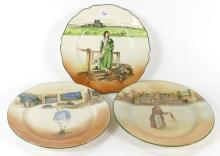 3 ROYAL DOULTON PLATES