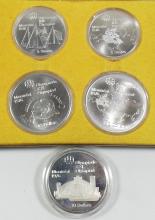 CANADIAN SILVER OLYMPIC COINS