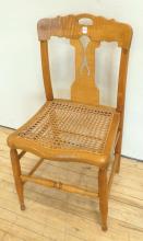 SIGNED PRIMITIVE SIDE CHAIR