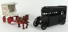 2 MODERN CAST IRON MODELS