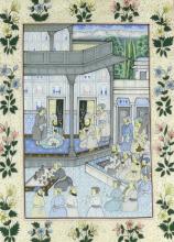 PERSIAN PAINTING ON SILK