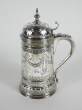 LIMITED EDITION SILVERPLATED TANKARD