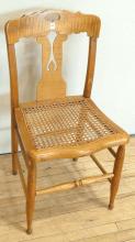 SIGNED PRIMITIVE SIDE CHAIR