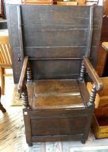 17TH CENTURY CHAIR/TABLE