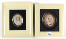 2 ANTIQUE PORTRAIT MINIATURES