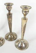 SET STERLING CANDLESTICKS