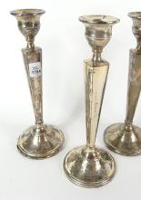 SET STERLING CANDLESTICKS