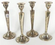 SET STERLING CANDLESTICKS