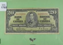 CANADIAN $20 NOTE