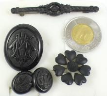 ANTIQUE MOURNING JEWELLERY