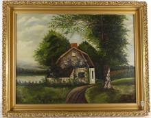 ANTIQUE BRITISH SCHOOL OIL